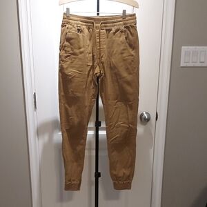 Publish Tan Jogger Sweatpants with Elastic Cuffs